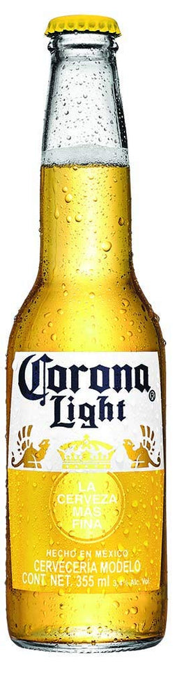 Cerveza Clara Corona Light 24 botellas de 355ml c/u