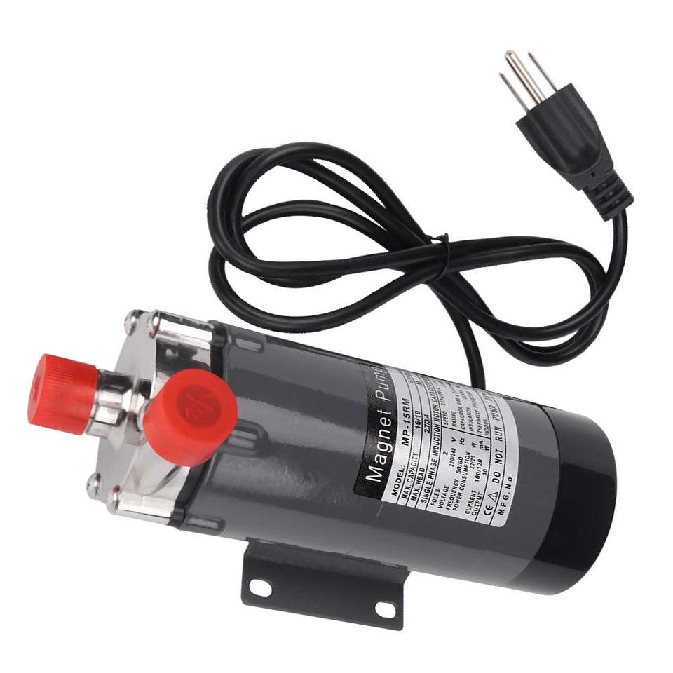 Jeffergarden Elaboración de Cerveza magnética Resistente de Alta Temperatura de Acero Inoxidable c para Homebrew(美 规 110V)