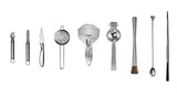 Uber Bar Tools Essential Deluxe Kit de herramientas, chapado en cromo