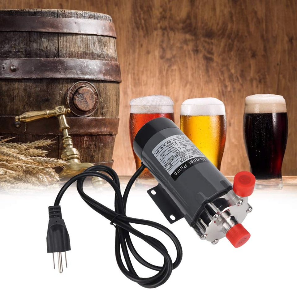 Jeffergarden Elaboración de Cerveza magnética Resistente de Alta Temperatura de Acero Inoxidable c para Homebrew(美 规 110V)