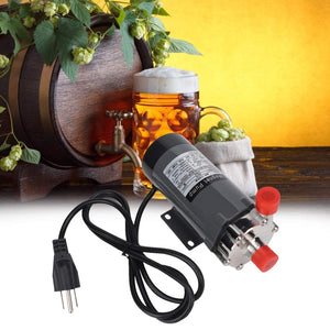 Jeffergarden Elaboración de Cerveza magnética Resistente de Alta Temperatura de Acero Inoxidable c para Homebrew(美 规 110V)