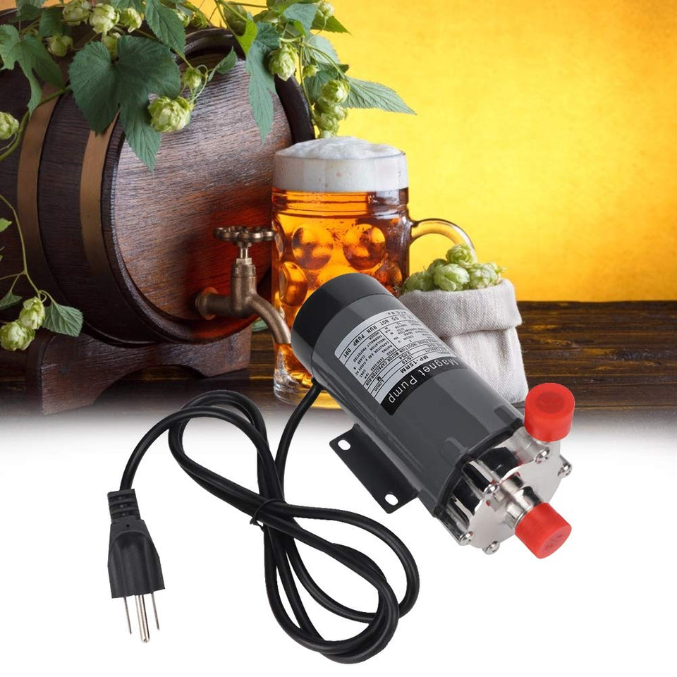 Jeffergarden Elaboración de Cerveza magnética Resistente de Alta Temperatura de Acero Inoxidable c para Homebrew(美 规 110V)