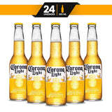Cerveza Clara Corona Light 24 botellas de 355ml c/u