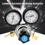 TOPINCN Regulador de Presión de Co2 Regulador de Botella de Gas Regulador de Dióxido de Carbono Cerveza Kegerator Regulador de Barril Reductor de Presión de Soldadura