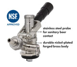 Kegco KC KT86S-L - Acoplador de llave de barril de cerveza, sistema Kegerator S con mango de palanca, color negro
