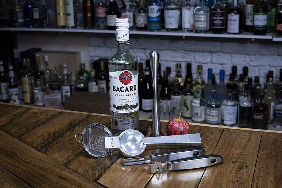 Uber Bar Tools Essential Deluxe Kit de herramientas, chapado en cromo