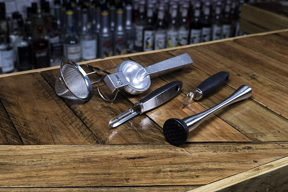 Uber Bar Tools Essential Deluxe Kit de herramientas, chapado en cromo
