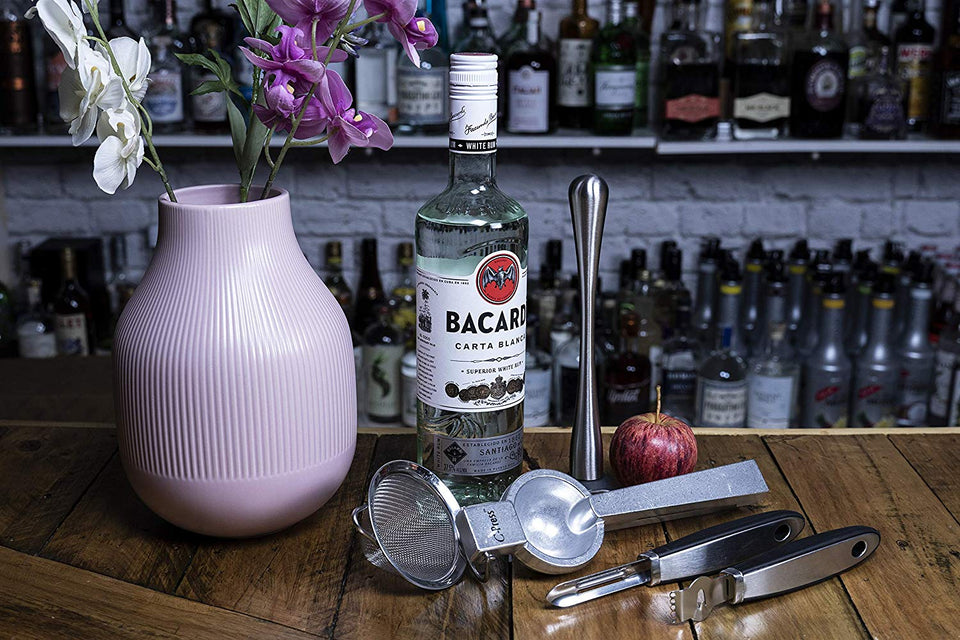 Uber Bar Tools Essential Deluxe Kit de herramientas, chapado en cromo